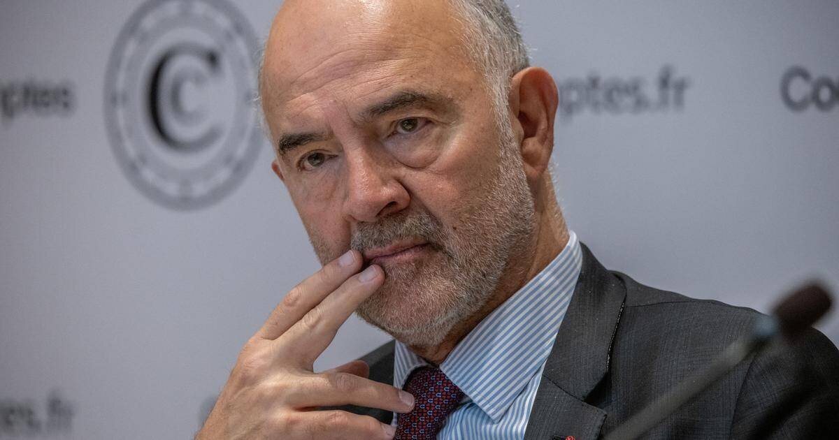 Pierre Moscovici lors d'un déplacement