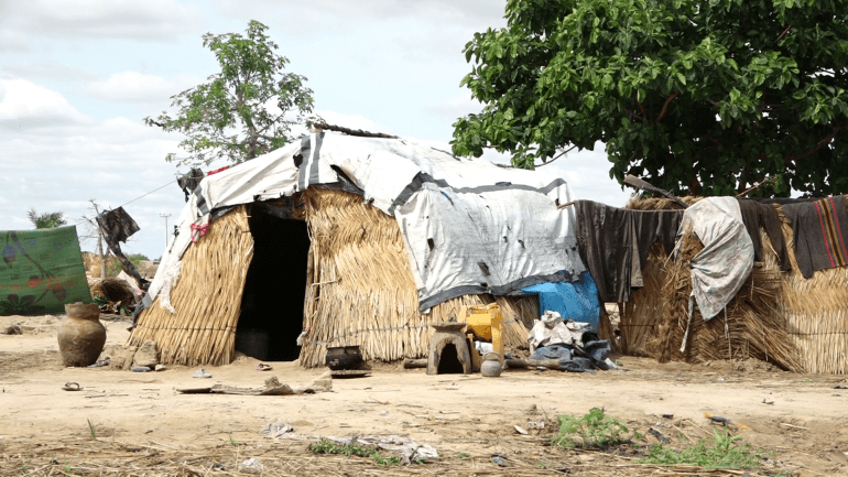 Vestiges du camp de Muna à Maiduguri