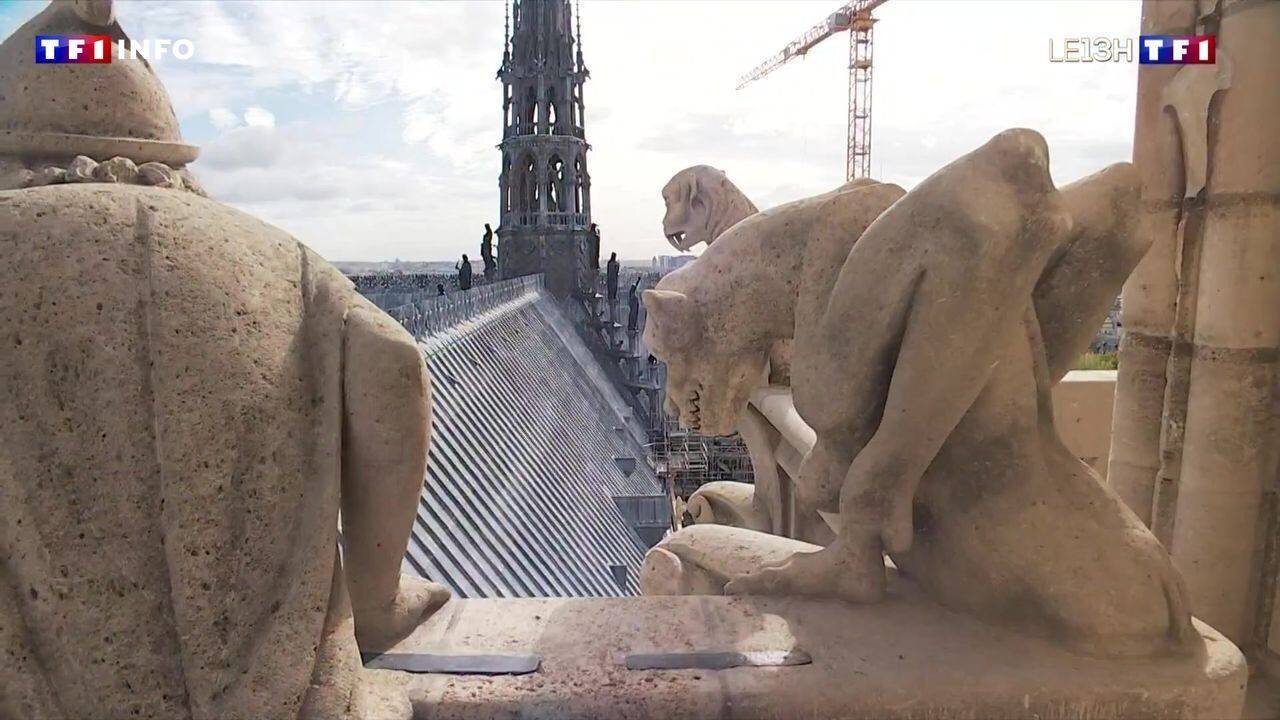 Vue des tours de Notre-Dame après réouverture