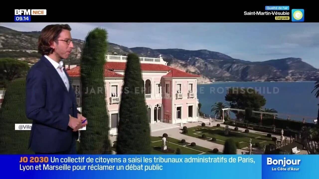 Vue de la Villa Ephrussi lors des Journées européennes du patrimoine