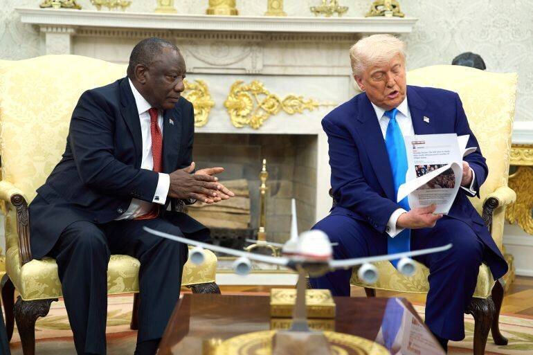 Rencontre entre Donald Trump et Cyril Ramaphosa à la Maison-Blanche