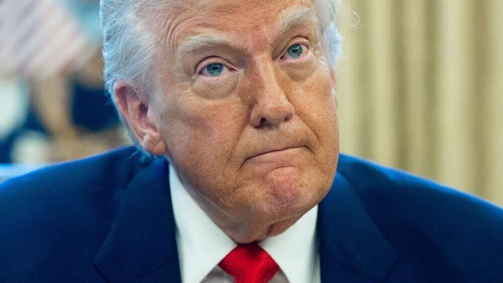 Donald Trump lors d une annonce sur les visas H-1B