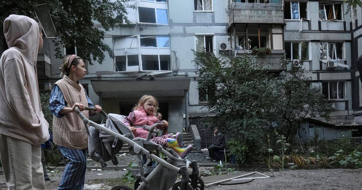 Ville ukrainienne touchée par des frappes russes près de Dnipropetrovsk