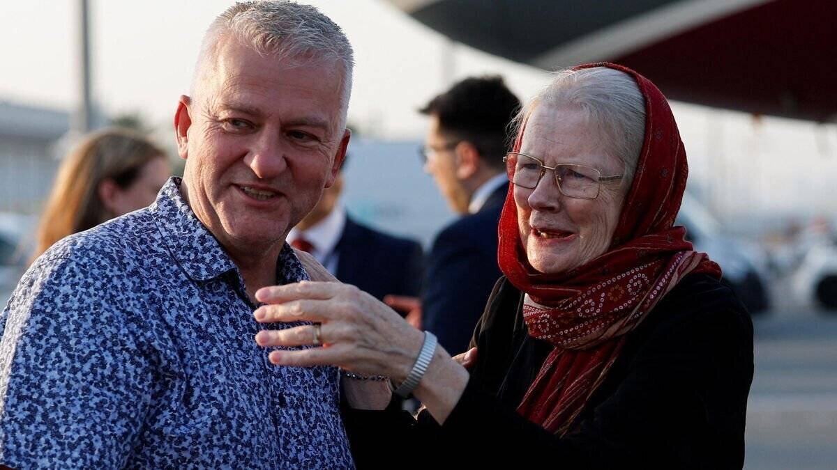 Barbie et Peter Reynolds après leur libération