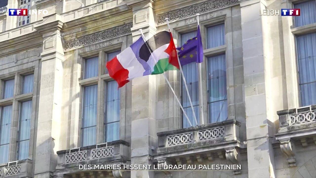Mairies hissent le drapeau palestinien sur frontons