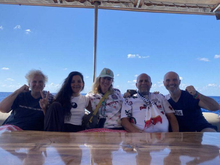 Participants de la flottille de la solidarité