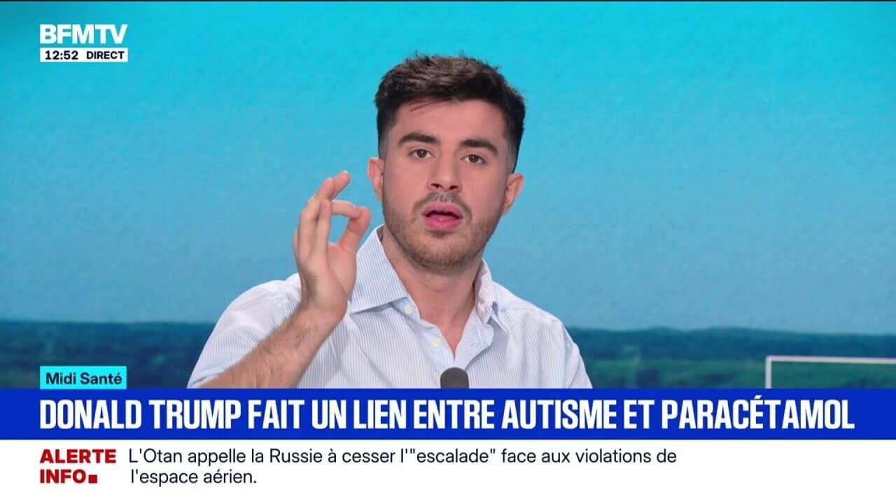 Donald Trump lors d’une intervention sur autisme et paracétamol