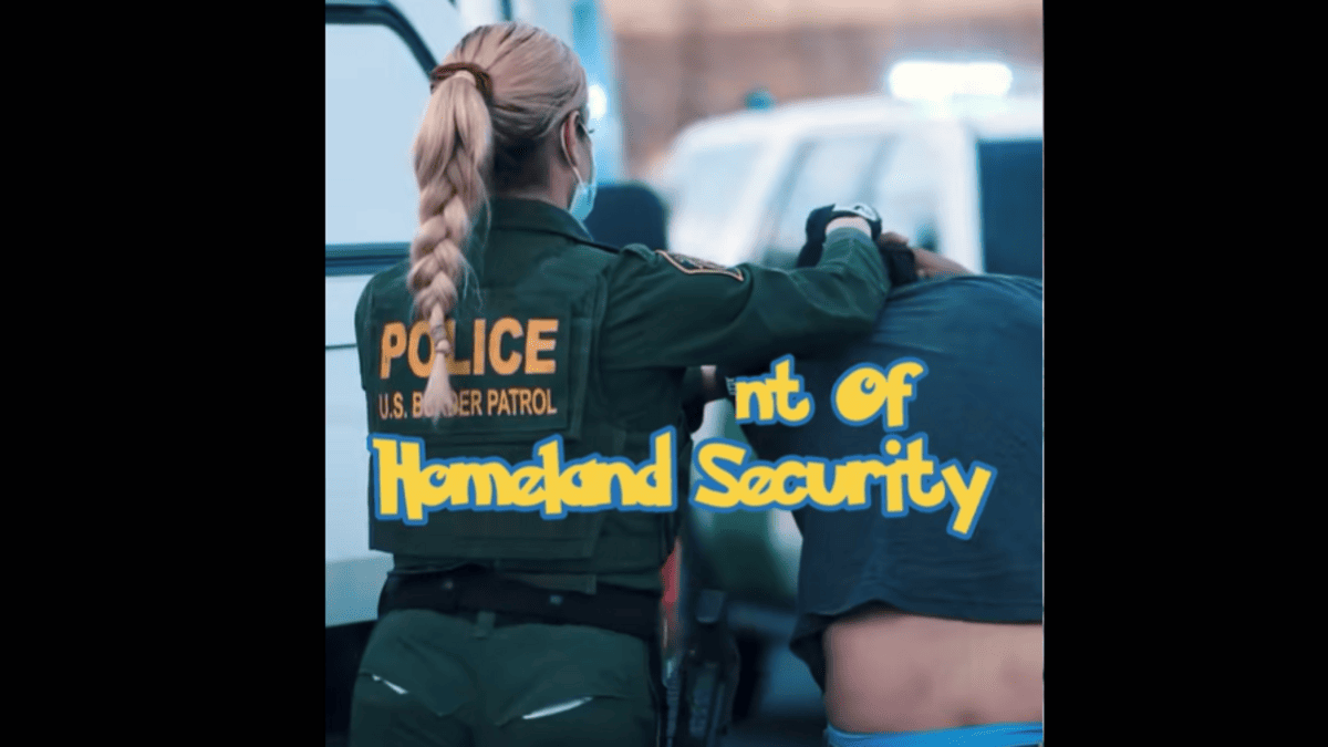 Montage interpellations migrants et Pokémon