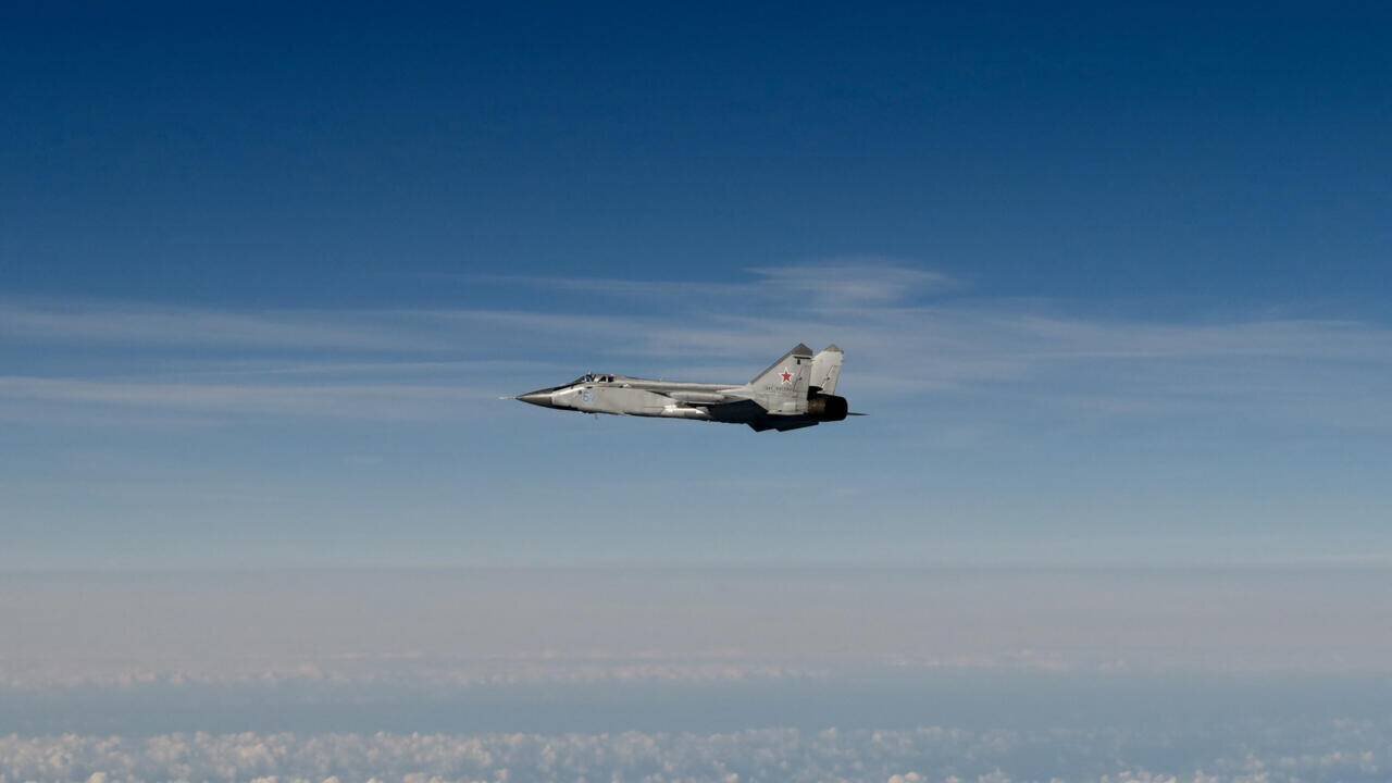 MiG-31 au-dessus de la mer Baltique