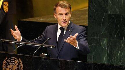 Emmanuel Macron à l'Assemblée générale de l'ONU