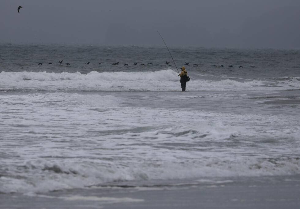Pêcheur océan Pacifique San Francisco