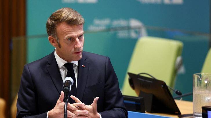 Emmanuel Macron au sommet climat à New York