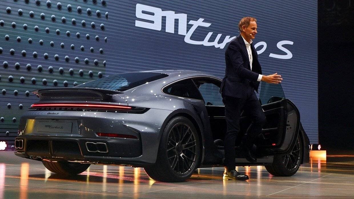 Oliver Blume à l'IAA, PDG de Porsche