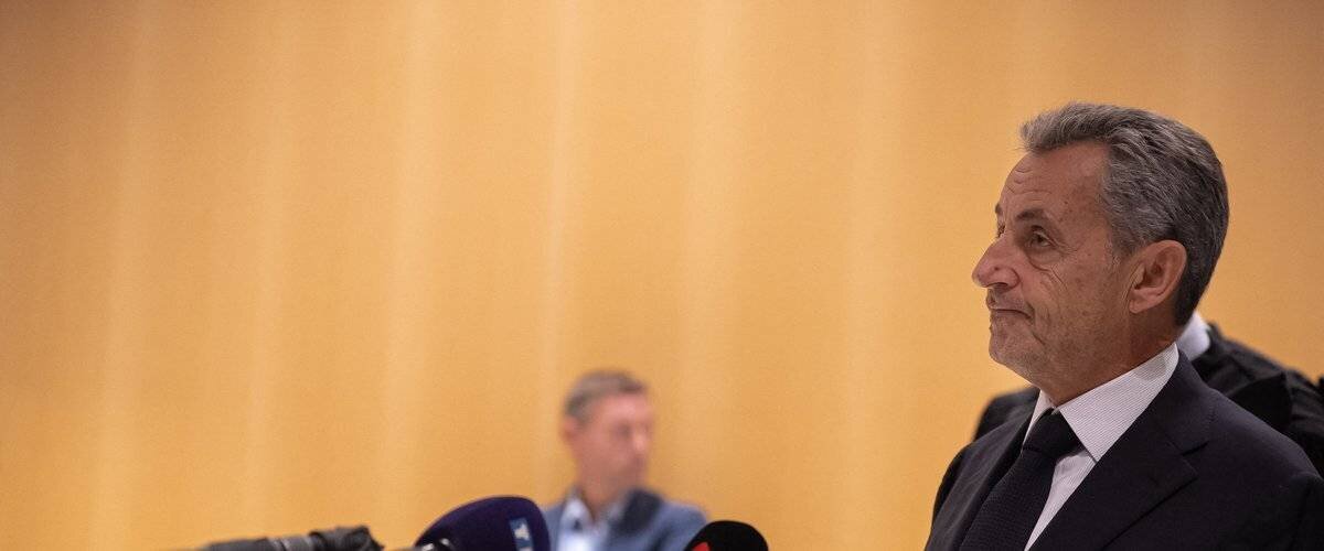 Nicolas Sarkozy lors de la condamnation, image d archive