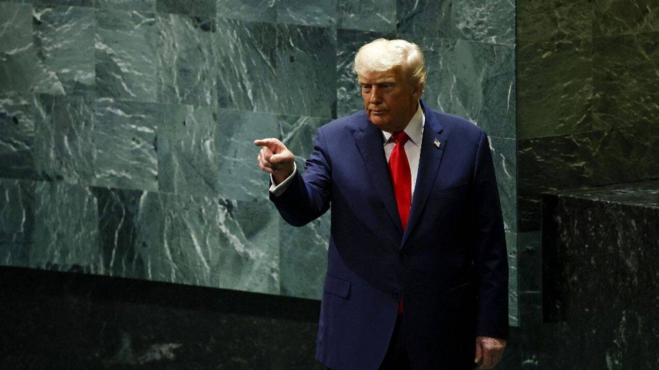 Donald Trump lors de son allocution à l’ONU