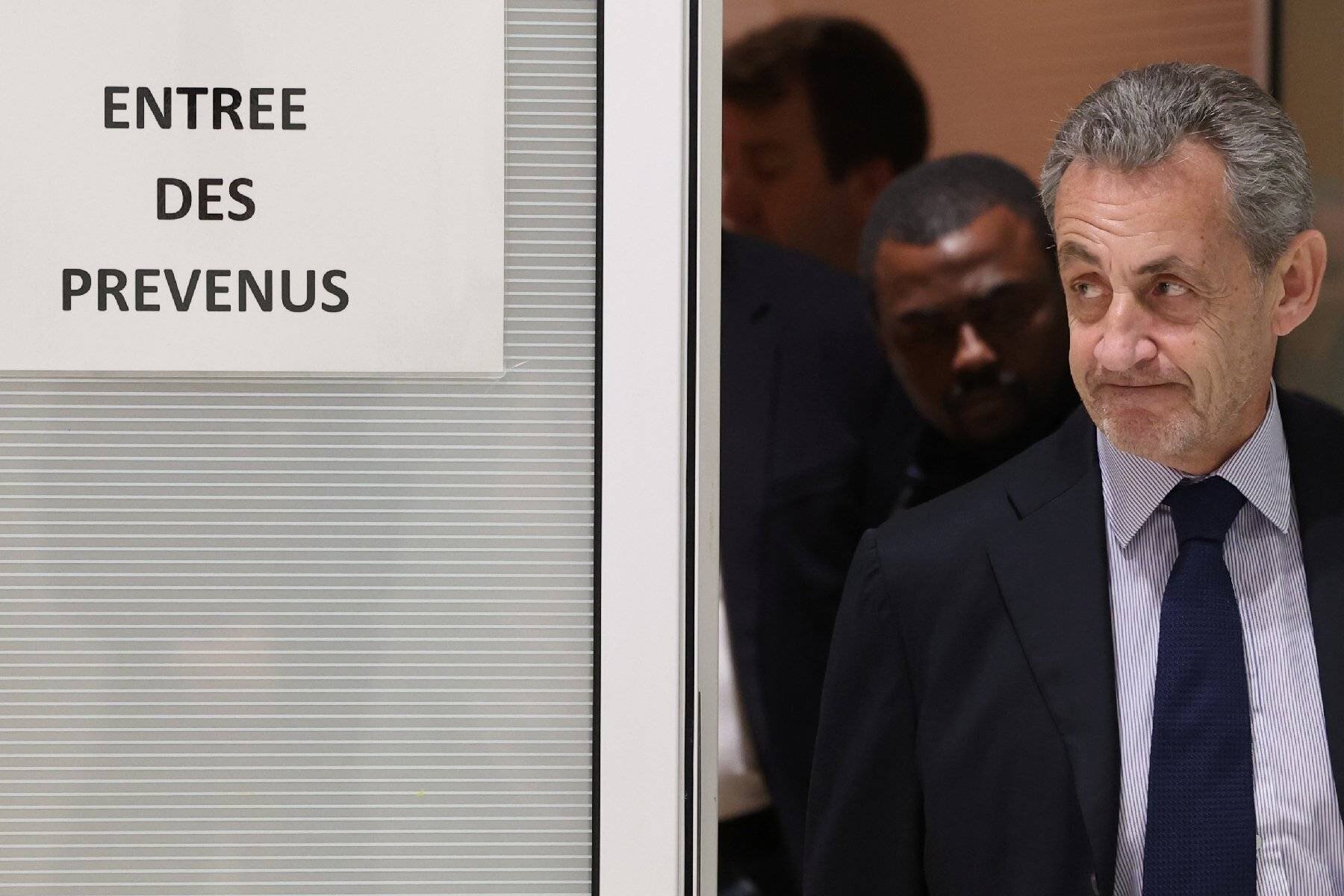 Photo darchives du procès Sarkozy-Libye en France