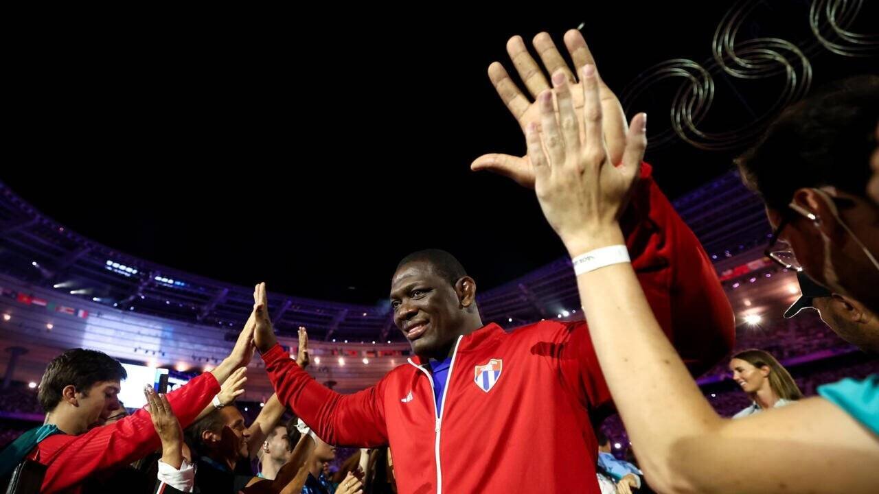 Mijain López aux Jeux de Paris 2024