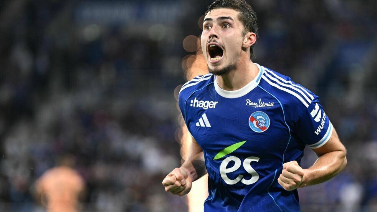 Joaquin Panichelli lors d'un match à la Meinau