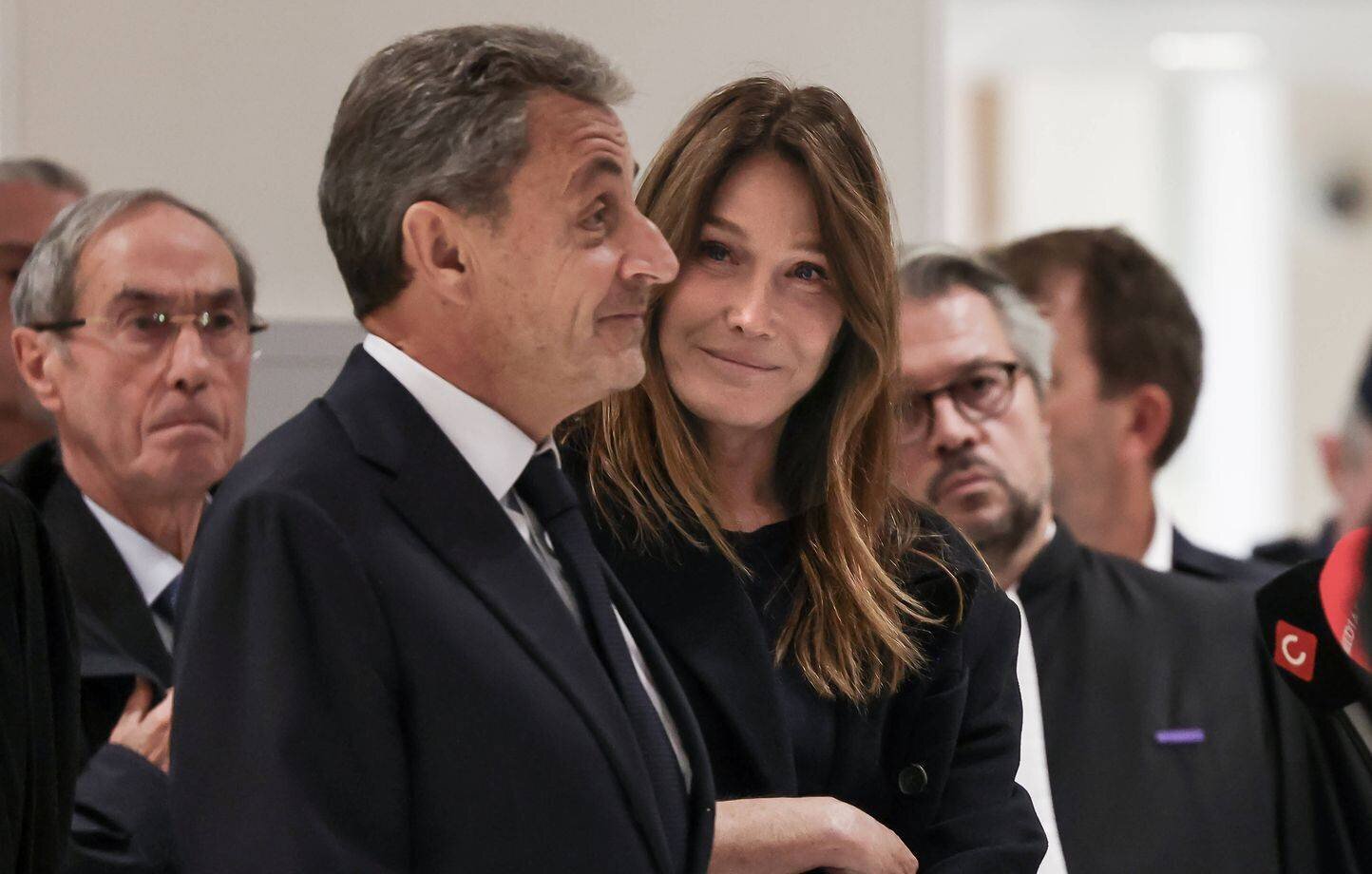 Photo de Nicolas Sarkozy lors de la condamnation