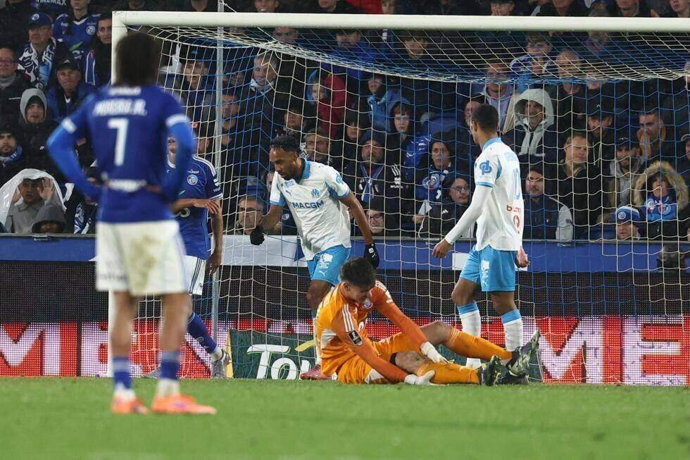 Pierre-Emerick Aubameyang marque contre Strasbourg