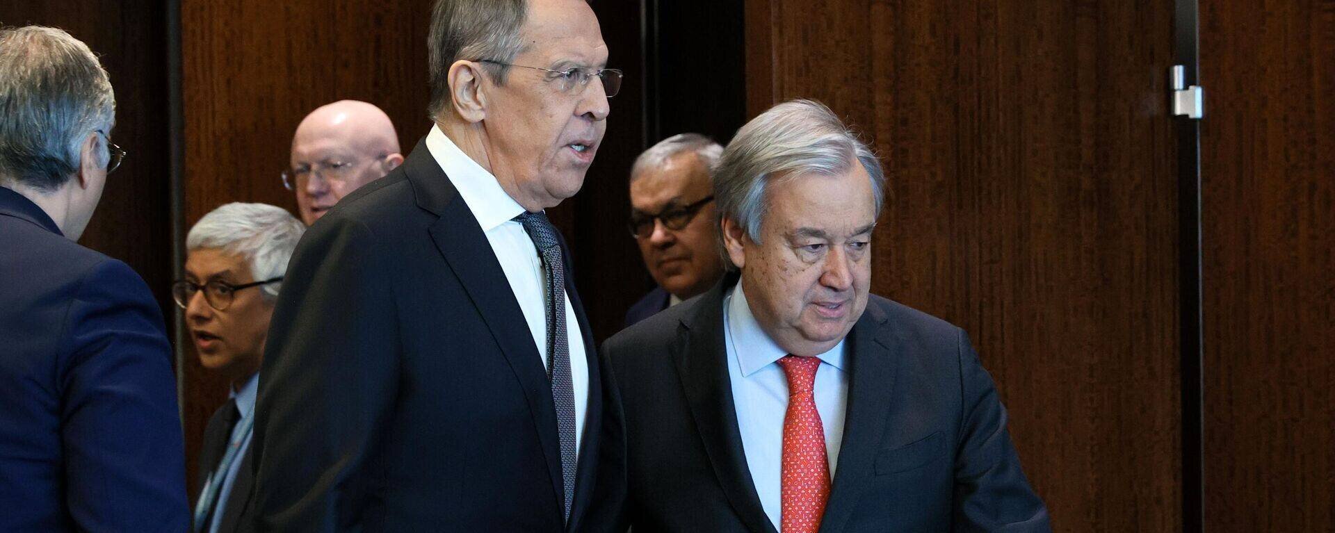 Lavrov rencontre António Guterres à l'ONU