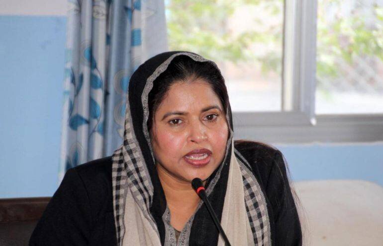 Mohna Ansari, activiste pour les droits humains et figure politique au Népal.