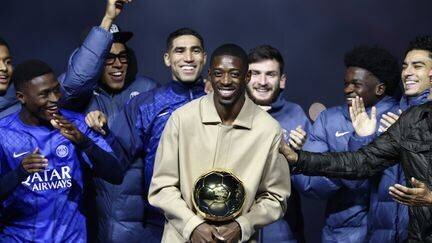 Ousmane Dembélé célébré au Parc des Princes