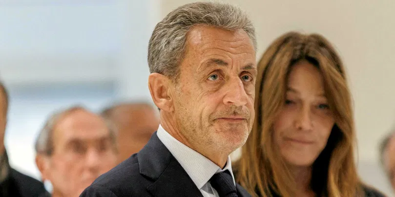 Nicolas Sarkozy lors de sa condamnation