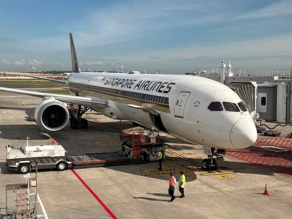 Cockpit Boeing 787 hublots