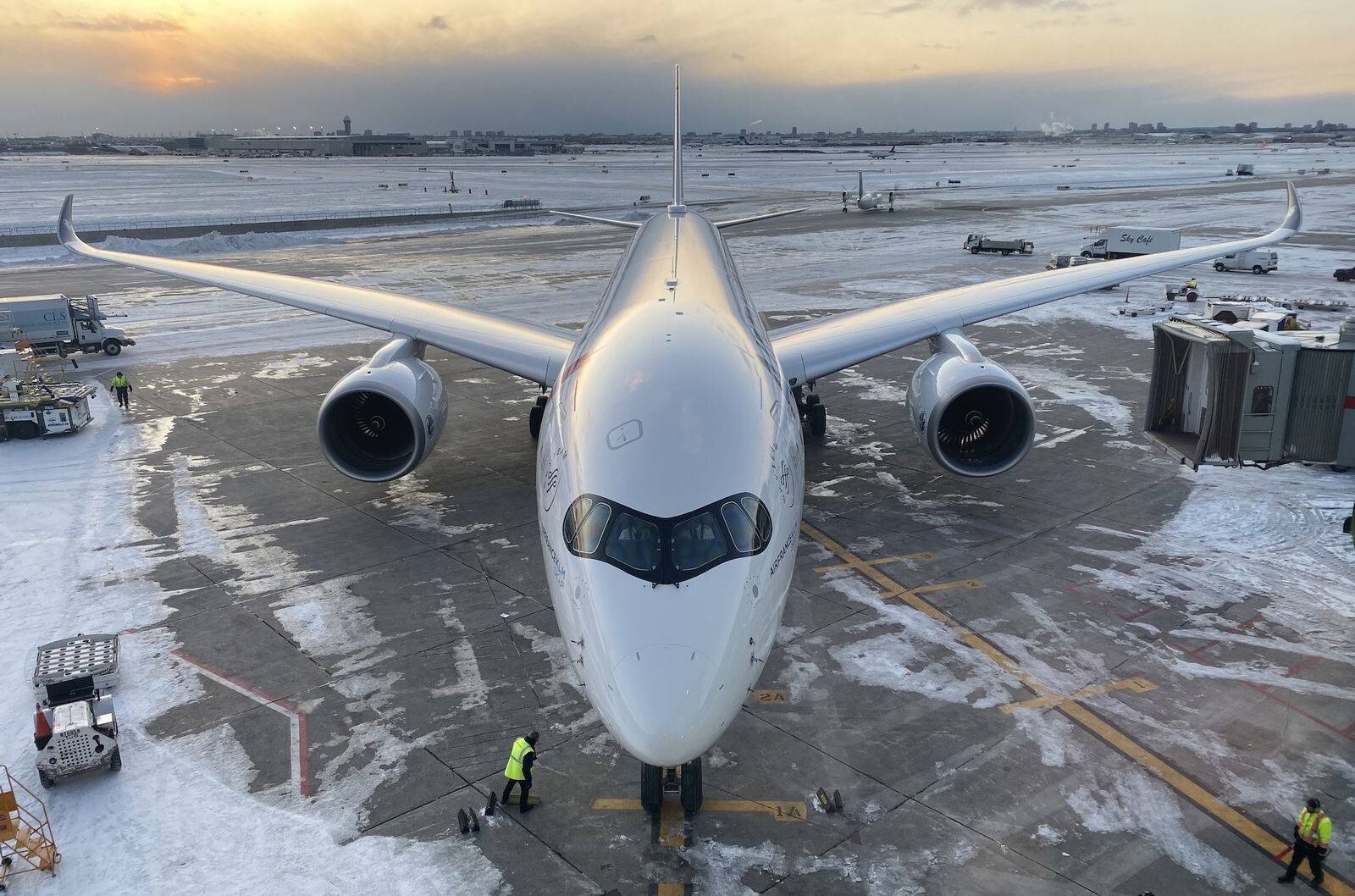 Airbus A350 profil élégant