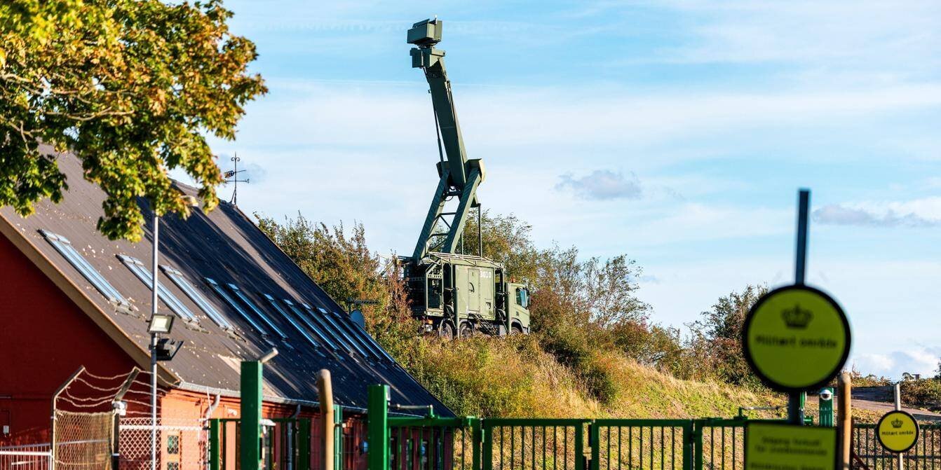 Drone au-dessus d’un aéroport danois