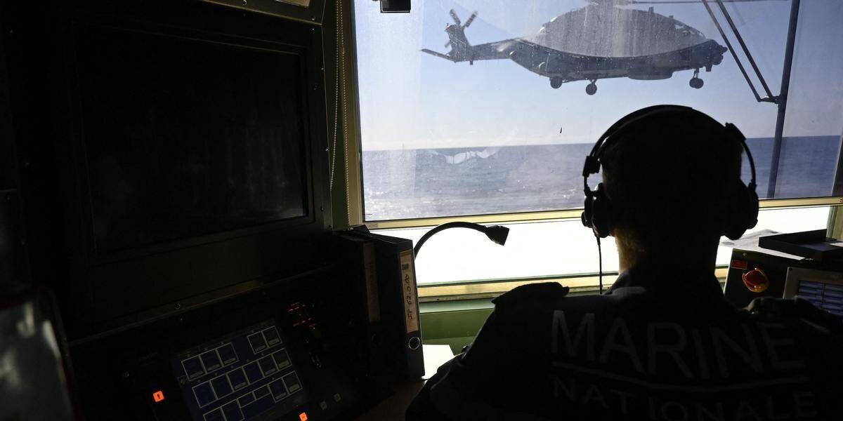 Drone survolant une base militaire danoise