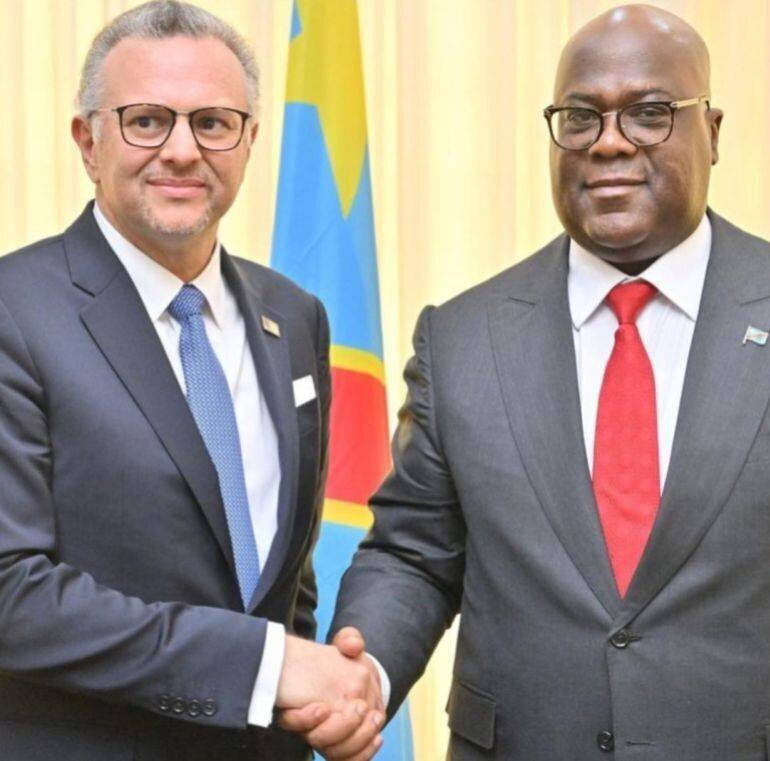 Le président de la RDC reçoit le conseiller américain pour l'Afrique
