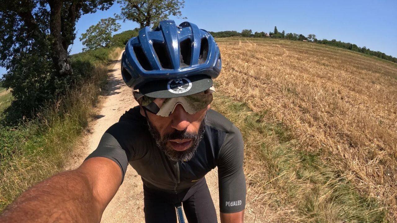 Sofiane Sehili ultracycliste en Russie lors d\'une tentative