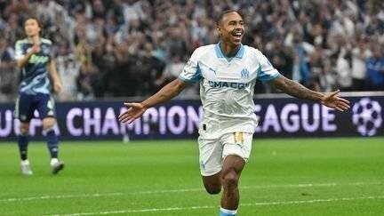 Igor Paixao célèbre son but avec l'OM