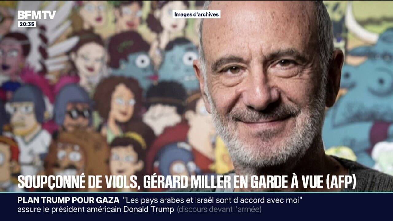 Gérard Miller lors d'une garde à vue