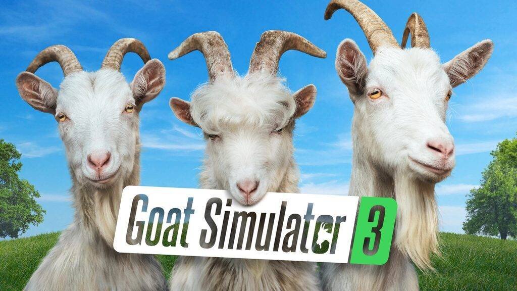 Goat Simulator 3 image de chèvre en action