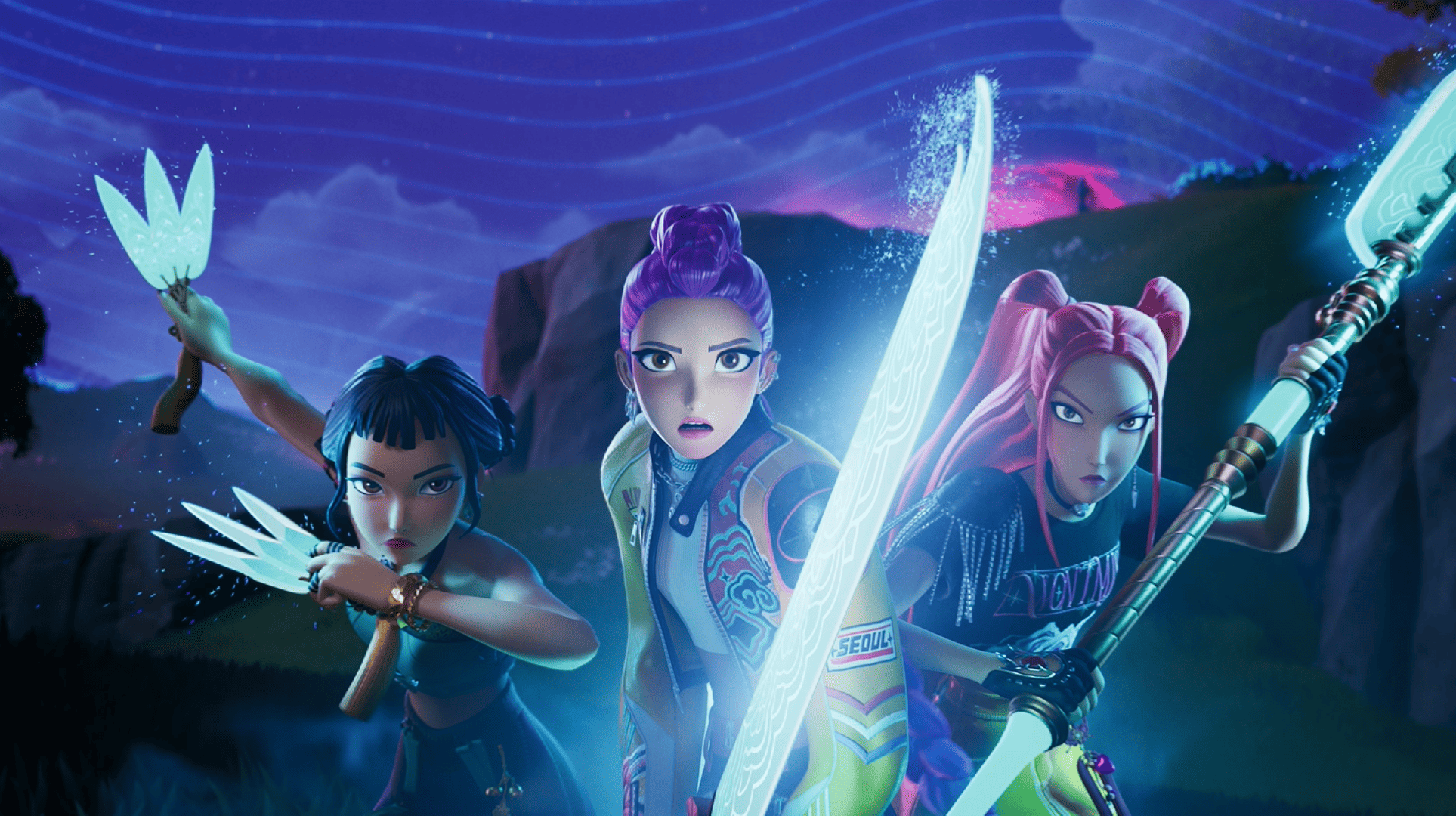 Les idols HUNTR/X rendus dans Fortnite