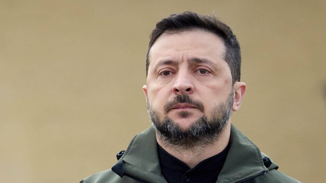 Zelensky lors d'une cérémonie à Kiev le 1er octobre 2025