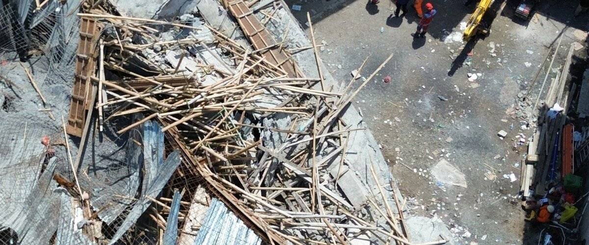 Établissement scolaire à Sidoarjo après l’effondrement