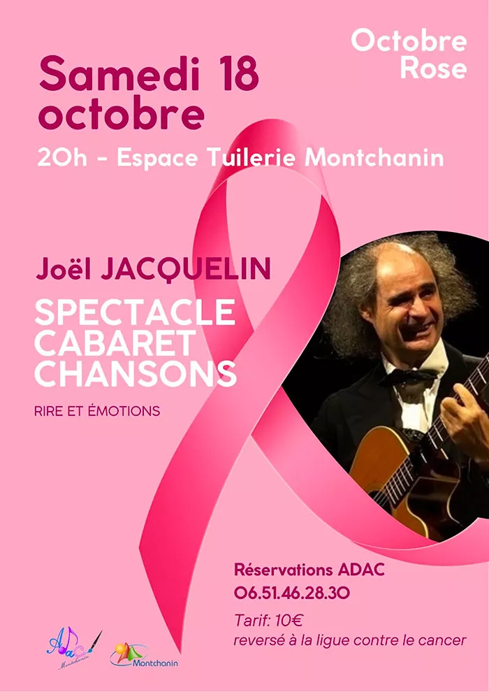 Affiche et ambiance d’Octobre Rose à Montchanin