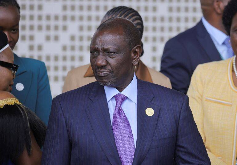 Le président William Ruto lors du Sommet africain sur le climat