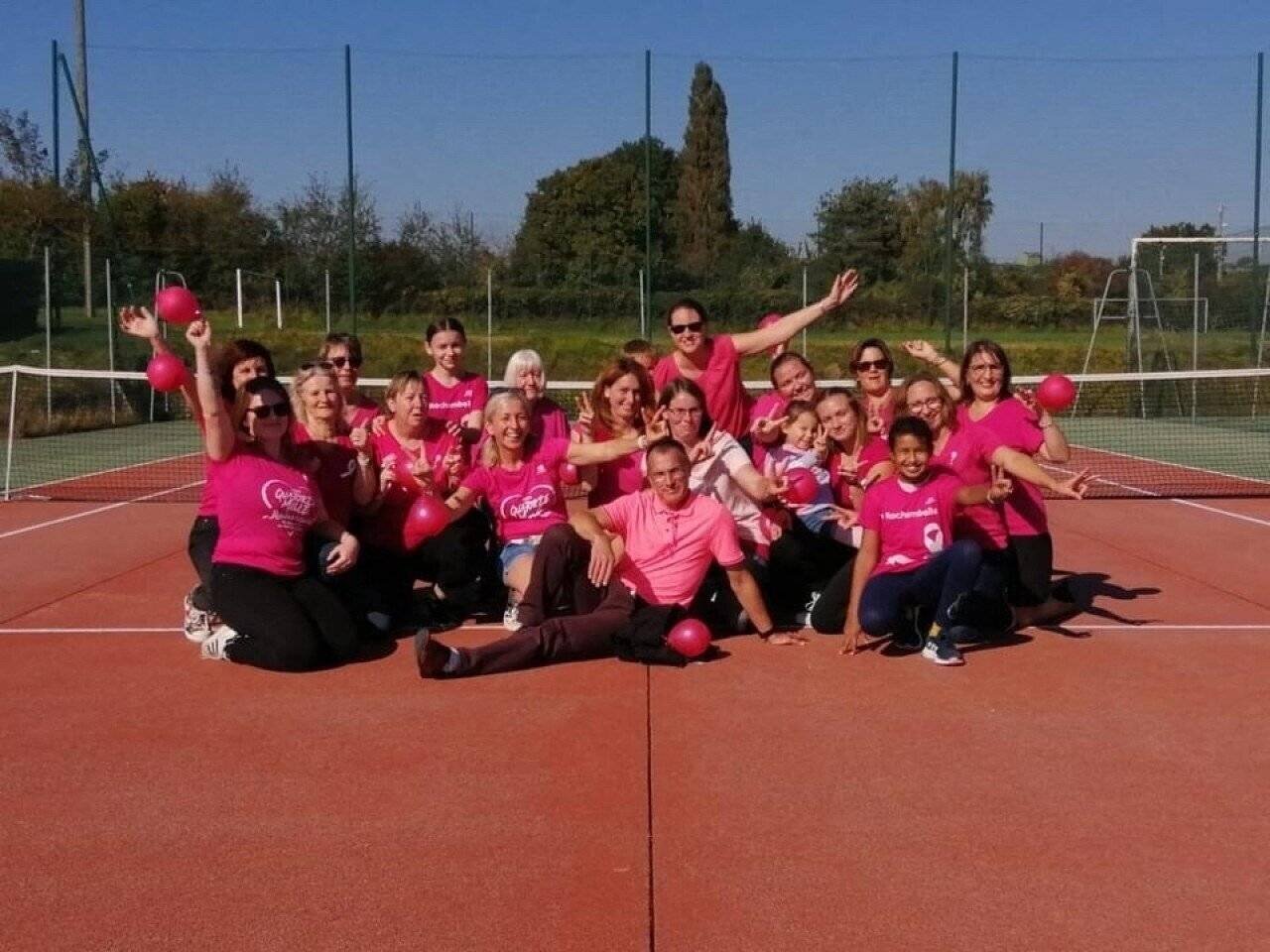 Activité Octobre Rose au tennis-club Merlerault-le-Pin