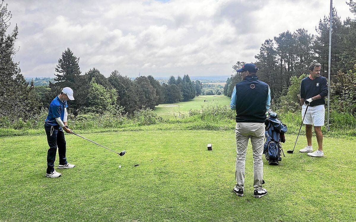 Vue aérienne du golf de Brest Iroise