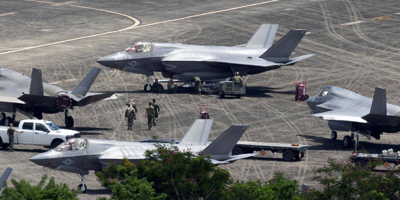 Avions de chasse américains près du Venezuela