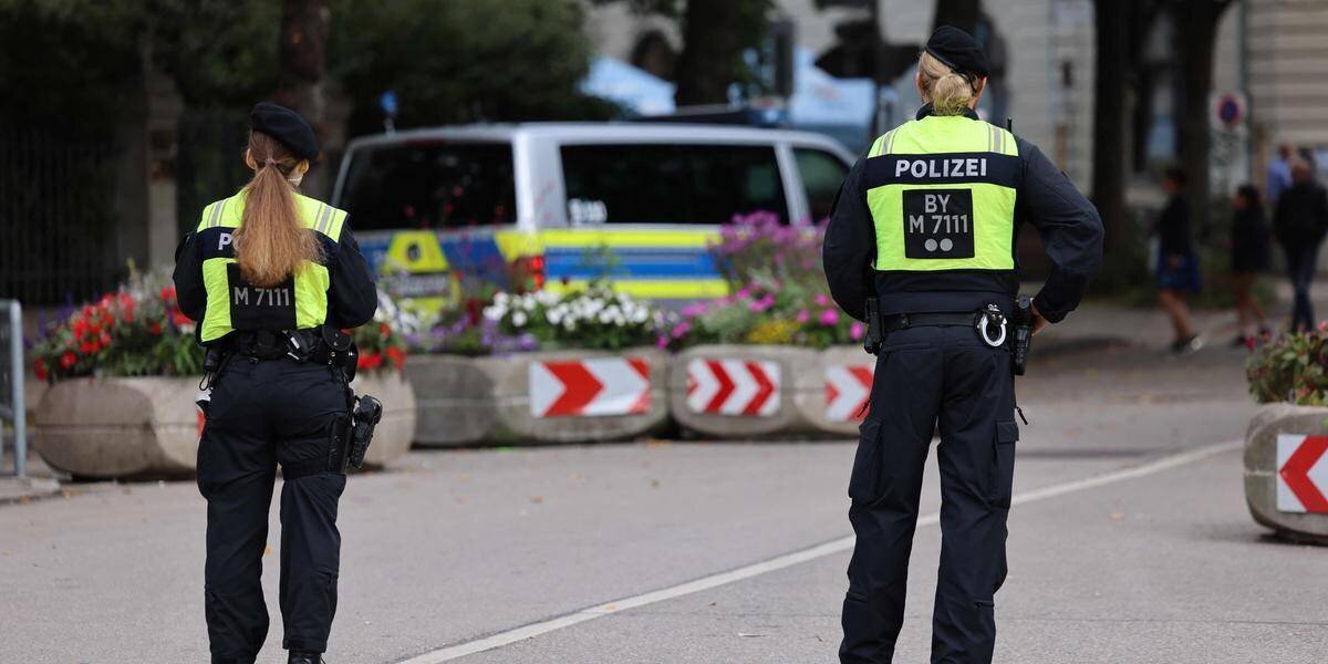 Drone survolant l'aéroport de Munich, image