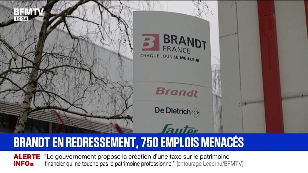 Le groupe Brandt en redressement judiciaire