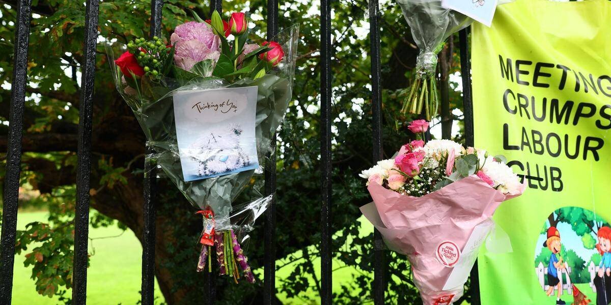 Vue aérienne de l'attaque près d'une synagogue à Manchester