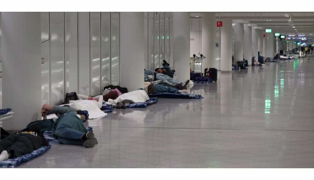 Aéroport de Munich pendant l’alerte drone