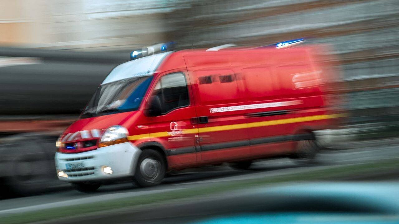 Secours pompiers en intervention lors d'Amy